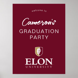 Poster Université Elon E Diplôme
