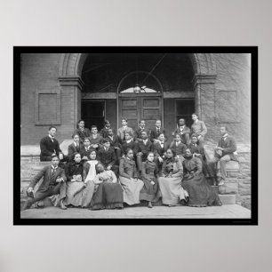 Poster Université Fisk à Nashville, TN 1900