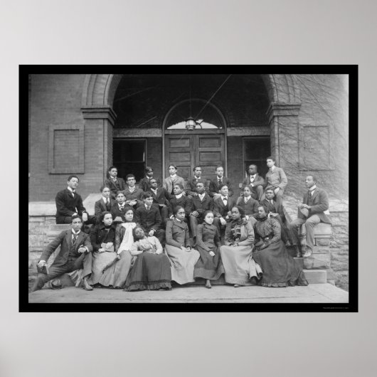 Poster Université Fisk à Nashville, TN 1900 (Devant)