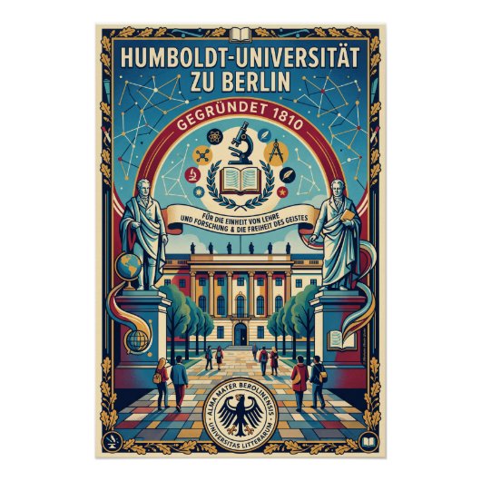 Poster Université Humboldt de Berlin (Devant)