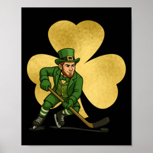 Poster Université irlandaise de hockey sur glace Fighting