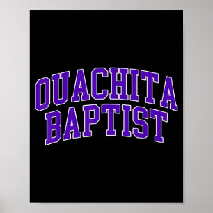 Poster Université Ouachita Baptist Athlétisme Arche Vinta