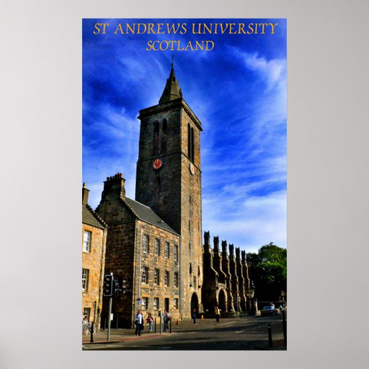 Poster université saint andrews (Devant)