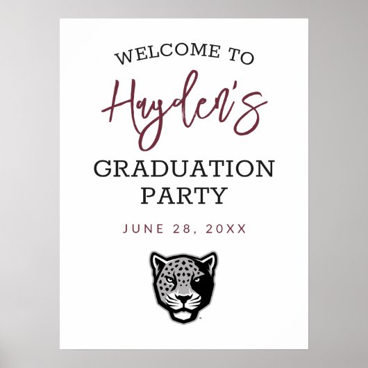 Poster Université Texas A&M de San Antonio | Jaguars (Devant)