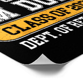 Poster University Of I’m Done Cl Of 2025 Funny Graduate J (Coin)