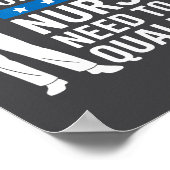 Poster Unlike Liticians Nurses Need To Be Qualified Sarca (Coin)