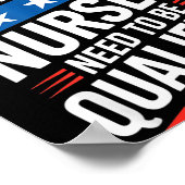 Poster Unlike Liticians Nurses Need To Be Qualified Sarca (Coin)