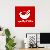 Poster Unphở gettable (Bureau à domicile)