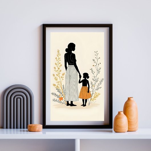 Poster  Unspoken Love - Mother and Child III