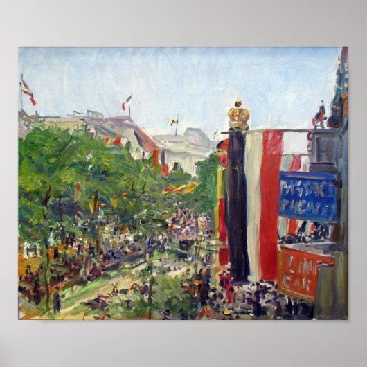 Poster Unter den Linden (Devant)