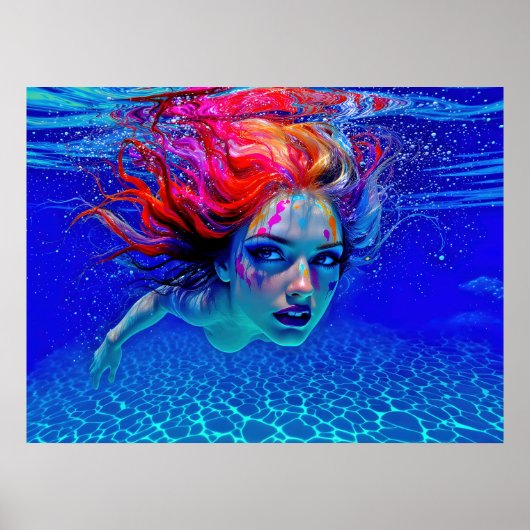 Poster “Up Close and Personal” - A Chromatic Portrait (Devant)