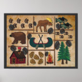 Poster Up North Cabin Fever (Devant)