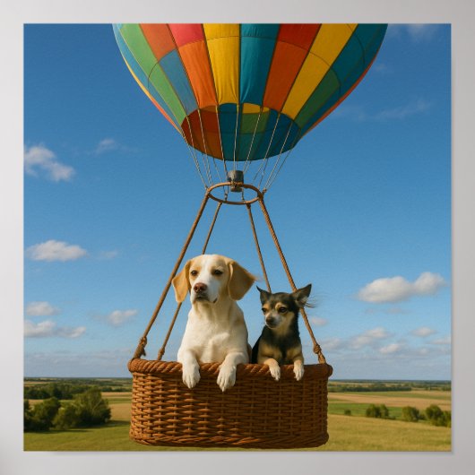 Poster "Up, Up and Away" (Devant)