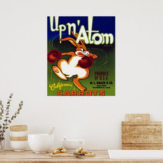 Poster Upn Atom Carrots (Cuisine)