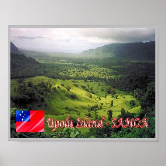 Poster Upolu Island - Samoa - (Devant)
