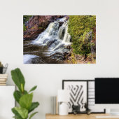 Poster Upper Falls à Gooseberry (Bureau à domicile)