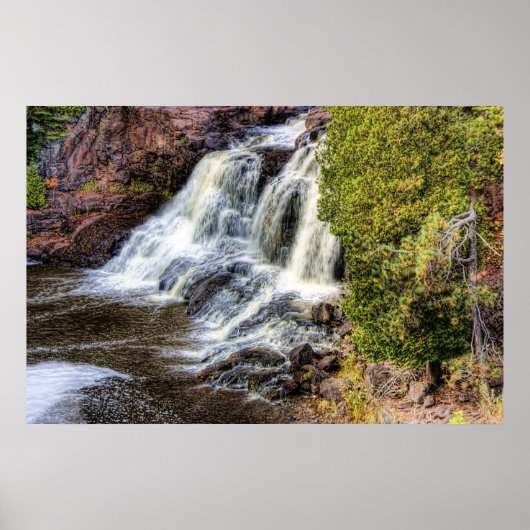 Poster Upper Falls à Gooseberry (Devant)