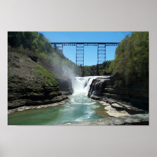 Poster Upper Falls à Letchworth