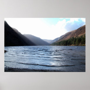 Poster Upper Lake, Glendalough, Ireland