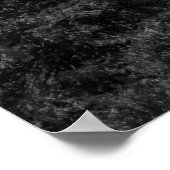 Poster Upper Lower Yosemite Falls noir et blanc (Coin)