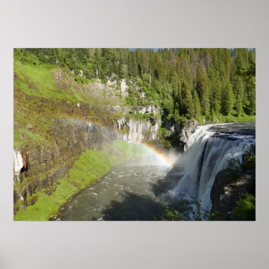 Poster Upper Mesa Falls (Devant)