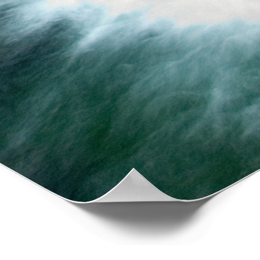 Poster Upper Multnomah Falls Oregon (Coin)