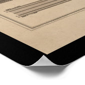 Poster Upper Schuylkill Pont couvert Philadelphie PA (Coin)