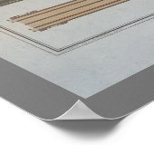 Poster Upper Schuylkill Pont couvert Philadelphie PA (Coin)