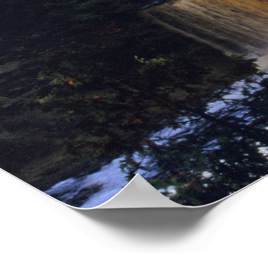 Poster Upper Tahquamenon tombe dans l'UP du Michigan en a (Coin)