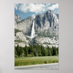 Poster Upper Yosemite Falls Inspiré 1952