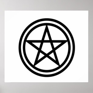 Poster Upright Pentagram