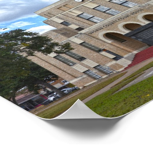 Poster Upshur County Courthouse, Gilmer, Texas (Coin)