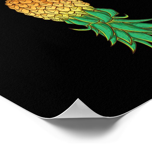 Poster Upside Down Pineapple Où est la fête à (Coin)