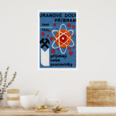 Poster Uranium Mining - Matchbox Print - Czech Wall Art (Cuisine)