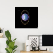 Poster Uranus de la NASA (Bureau à domicile)