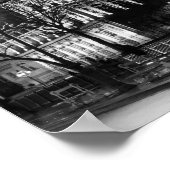 Poster Urbain, moderne photo de vie nocturne parisienne (Coin)