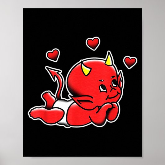 Poster Urban Empyre Kewe Baby Cud Devil Demon Love , Smal (Devant)