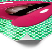 Poster Urban Funky Hip Cool Lips Motif (Coin)