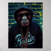 Poster Urban Gorilla – Street Style Canvas Art Print (Devant)