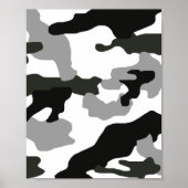Poster Urban grey camouflage no. 15 print (Devant)