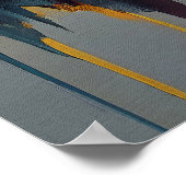 Poster Urban Pulse – Abstract City In Vertical Rhythm (Coin)