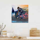 Poster Urban Skateboarder (Cuisine)