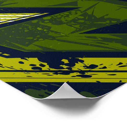 Poster Urbanisme - Une collision audacieuse de mouvement (Coin)