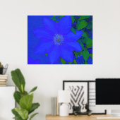 Poster Urchine bleue (Bureau à domicile)