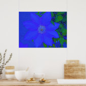 Poster Urchine bleue (Cuisine)