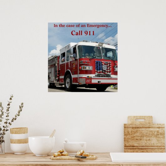 Poster Urgence 911 (Cuisine)