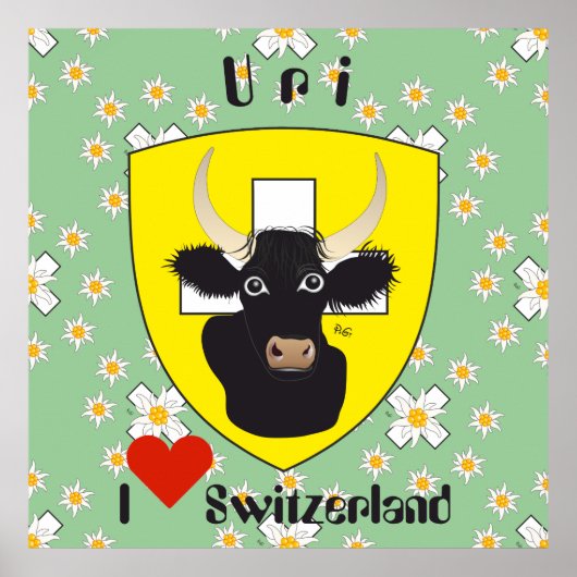 Poster Uri Suisse Svizzera Svizra (Devant)