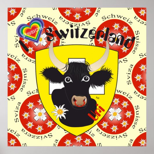 Poster Uri Suisse Svizzera Svizra (Devant)