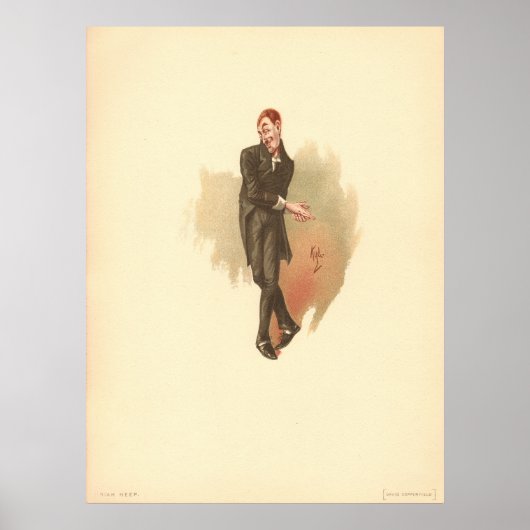 Poster Uriah Heep par Kyd de David Copperfield de Dickens (Devant)