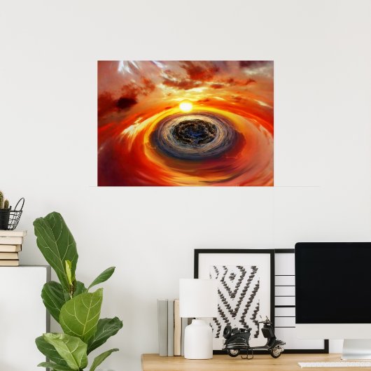 Poster Urknall (Bureau à domicile)